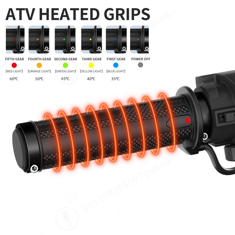 Handlebar Grip Heated - Manoplas Aquecidas A3 ATV de 4ª