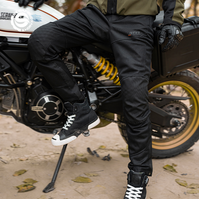 Star Field Knight-Calças mascu - Motorcycle Gear For Woman avaliação e preço